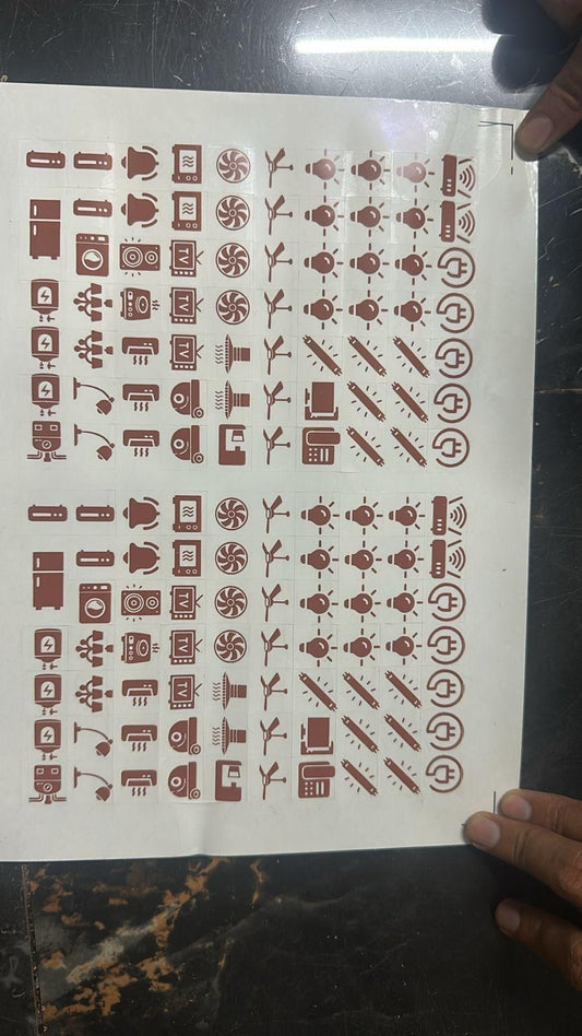 Rose Gold Switch Stickers