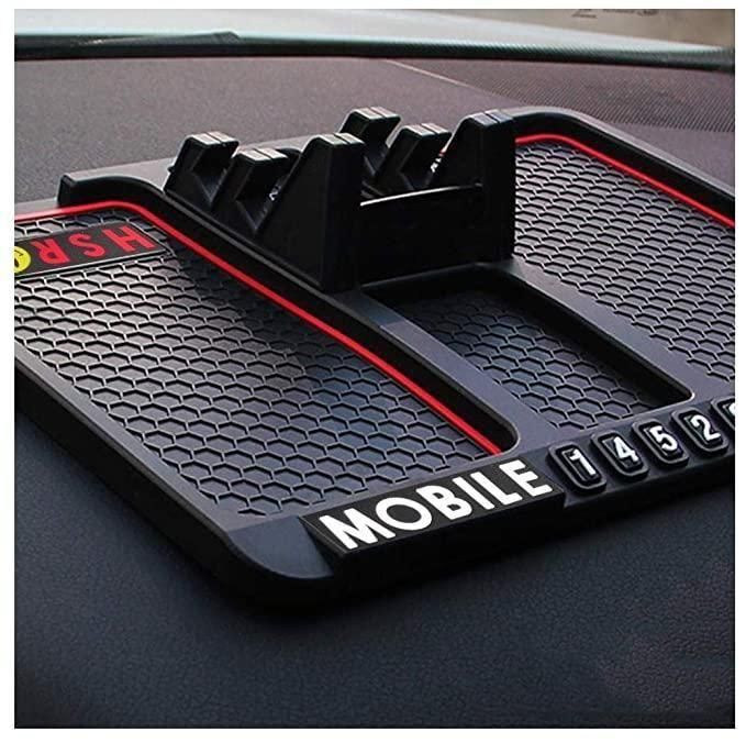 Multifunction Phone Holder Anti-Slip Silicone Pad for Car Dashboard
