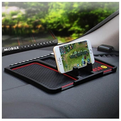 Multifunction Phone Holder Anti-Slip Silicone Pad for Car Dashboard