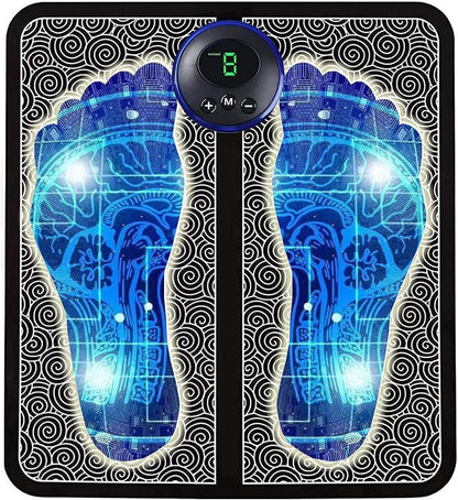 Ems Vibrating Bubble Electric Foot Massager Pad