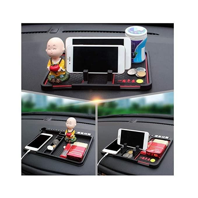 Multifunction Phone Holder Anti-Slip Silicone Pad for Car Dashboard