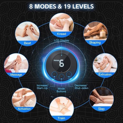 Ems Vibrating Bubble Electric Foot Massager Pad