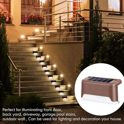 🌟 Solar Deck Lights Outdoor – Light Up Your Evenings! 🌙