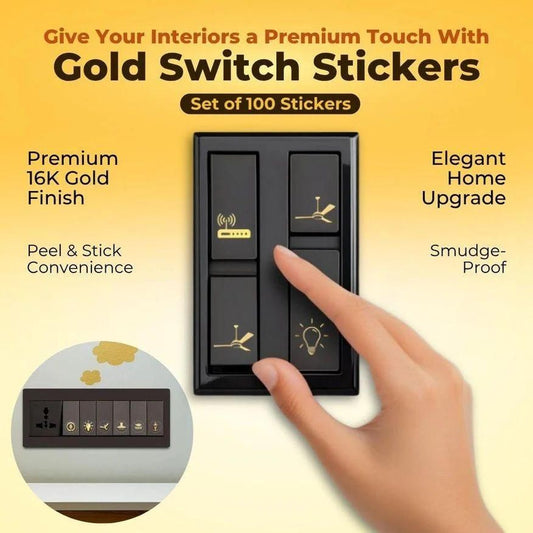 Rose Gold Switch Stickers