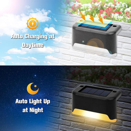 🌟 Solar Deck Lights Outdoor – Light Up Your Evenings! 🌙