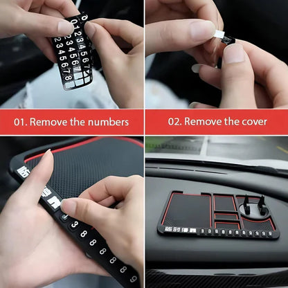 Multifunction Phone Holder Anti-Slip Silicone Pad for Car Dashboard