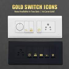 Rose Gold Switch Stickers